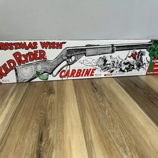 Daisy Red Ryder Christmas Carbine Lever 350 FPS .177 Cal Wood Stock BB Gun Rifle