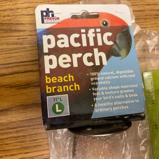 Prevue Beach Branch Bird Perches 11” L Calcium variable shape exercises Feet