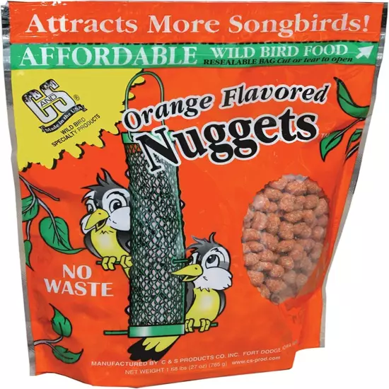 C&S Orange Flavored Nuggets 27 Ounces, 6 Pack 1.68 Pound (Pack of 6) 