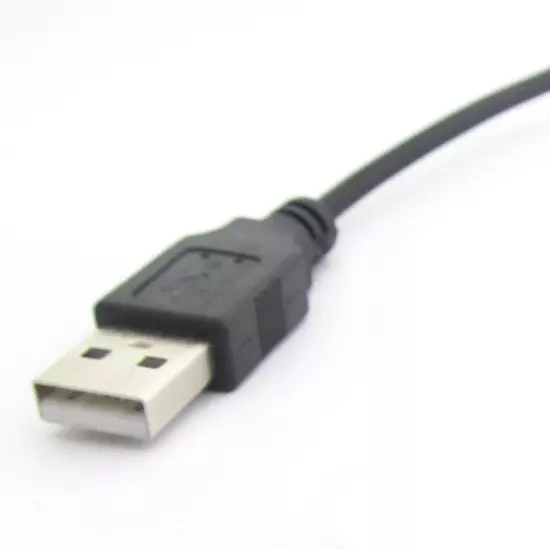 Short Charging USB 2 Wire Pigtail Cable (4 Pack 12 Inch) 30Cm 22AWG 3A Black US