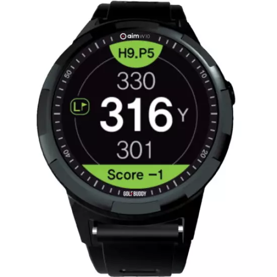 New 2019 GolfBuddy AIM W10 GPS Golf Smart Watch 