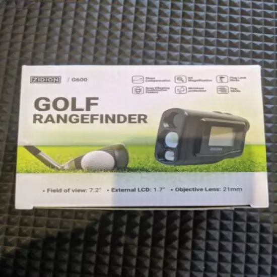 G600 Golf Rangefinder - Laser Range Finder with Slope Compensation Technology -