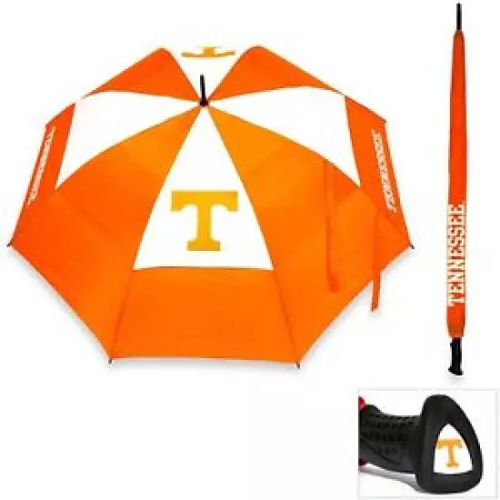 Golf Umbrella w/ University of Tennessee Logo 62 in Double Canopy Outdoor Sports