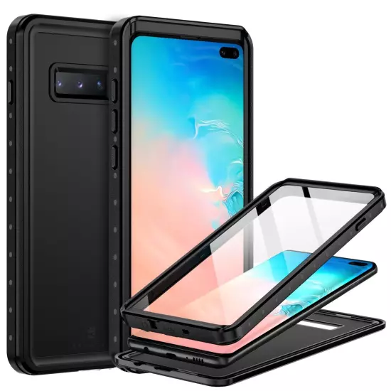 For Samsung Galaxy S10 Plus Waterproof Case Shockproof Built in Screen Protector