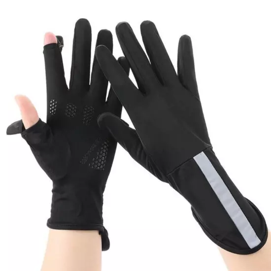 Hot Day Sunproof Gloves Skin Friendly Cooling Gloves for Teens Cycling Fishing