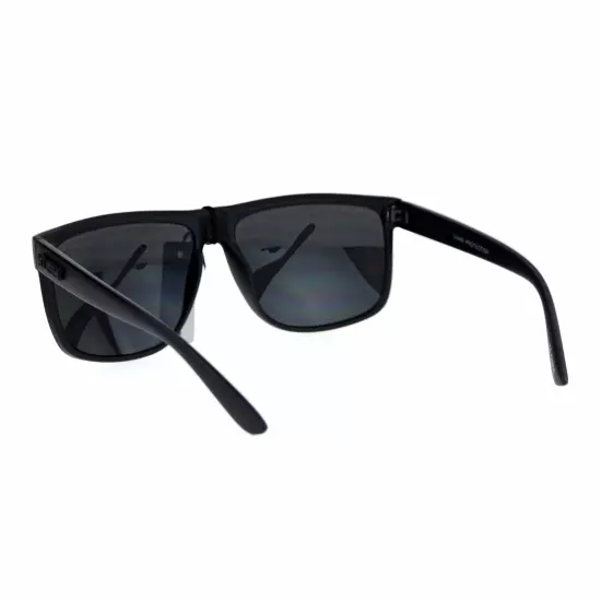 KUSH Sunglasses Classic Black Square Frame Unisex Fashion Shades UV 400