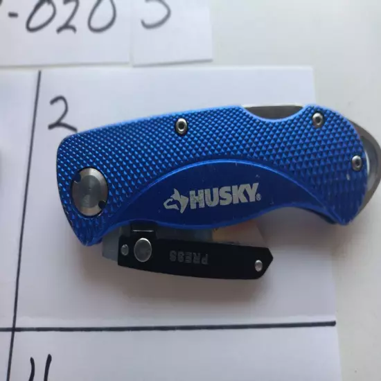 HUSKY FOLDING LOCK-BK UTILITY KNIFE ASST STYLES COLORS $5 EACH / BEST OFFER WINS