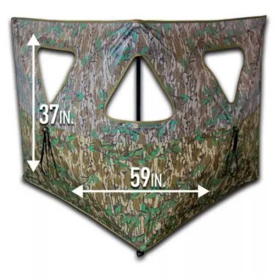 Primos Double Bull Stakeout Blind Mossy Oak Greenleaf