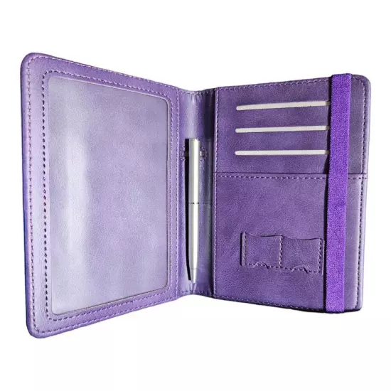 Passport Vaccine Cover Wallet Travel Essentials Leather Card Case Accessories