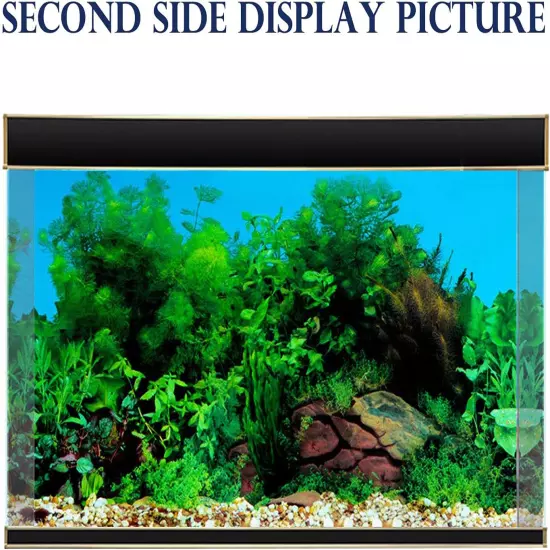 Fish Tank Stickers Wallpaper Seaweed Background Aquarium Background Decoration W