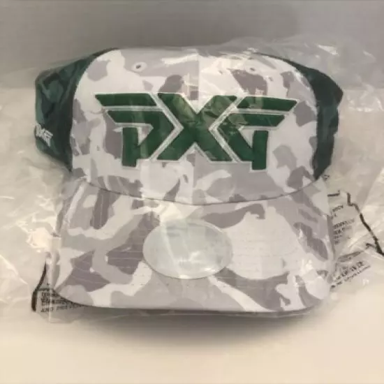 New 2022 PXG Optic white and green Phoenix Fairway Camo LS 920 Women’s Hat￼￼