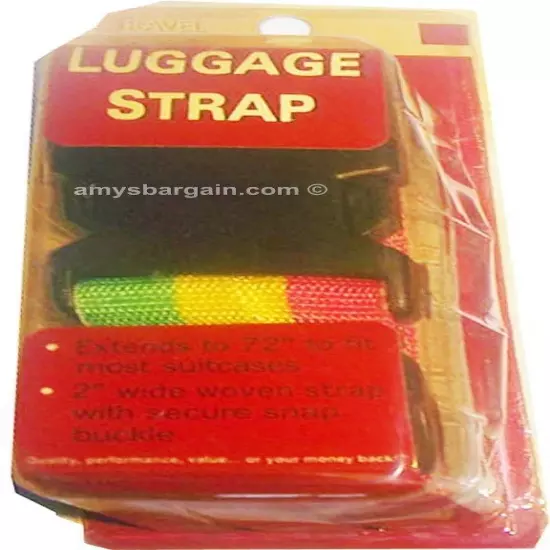 Luggage strap, secure luggage, luggage locator, traveler’s luggage ID er bnwt