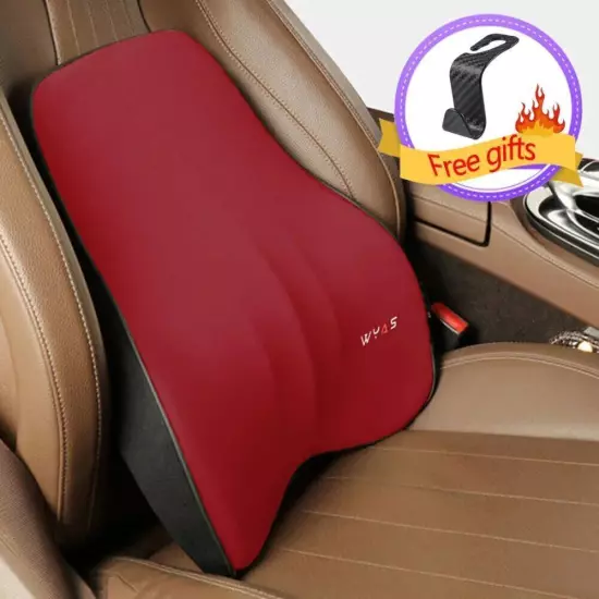 Car Pillow Car Lumbar Support Back Cushion Car Seat Neck Pillow Auto Pillow