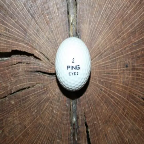 VINTAGE TEAL AND WHITE PING GOLF BALL MUST SEE!!!!