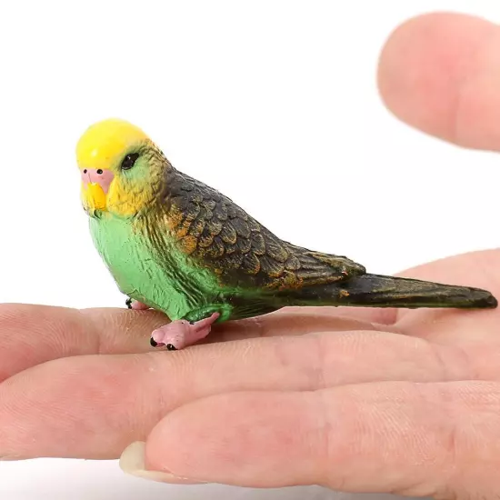 Parrot Animal Mod Budgie Parrot Bird Figurine Parakeet Birds Garden Orname W1B7