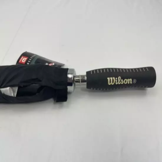 BRAND New Wilson 68 Inch Golf Umbrella Fiberglass Black / White-NWT