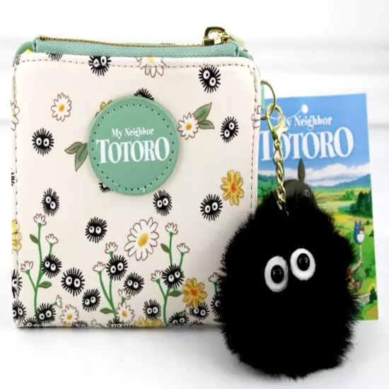 Her Universe Studio Ghibli My Neighbor Totoro Soot Sprites Charm Mini Wallet New