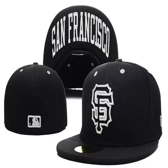 San Francisco Giants SF Fitted Hat Cap MLB Men's Casual Baseball Caps