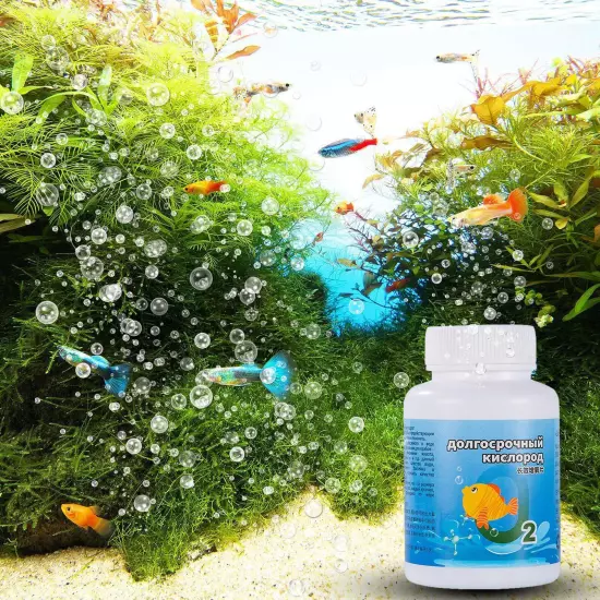 Oxygenating Tablets Provides Oxygen in Aquariums & Fish Transport Bags 120 tabs