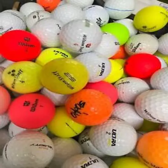 50 Wilson Near Mint AAAA Used Golf Balls....FREE SHIPPING!...