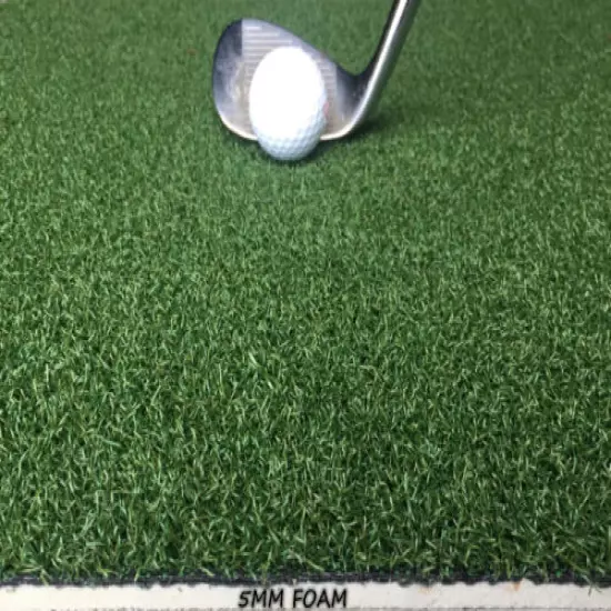 Backyard Golf Mat 18" x 60" Pro Residential Practice Golf Mat Fairway 5mm Foam