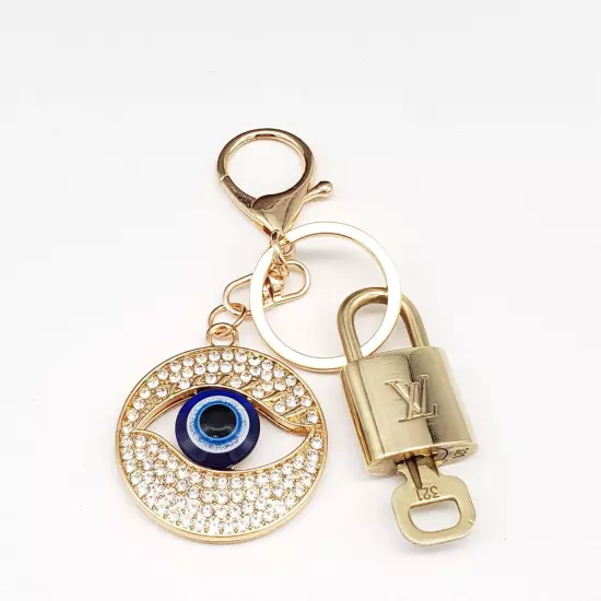 Authentic Louis Vuitton Lock & Key with unbranded Bagcharm, Keycharm, Keychain