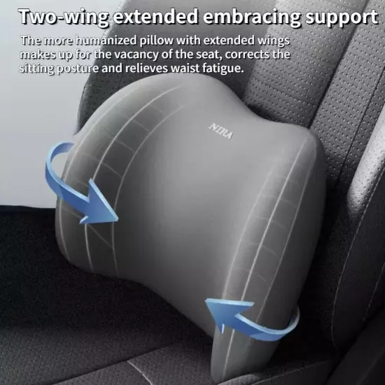 Car Neck Pillow Protection Lumbar Backrest Cushion Lumbar Headrest Cushion