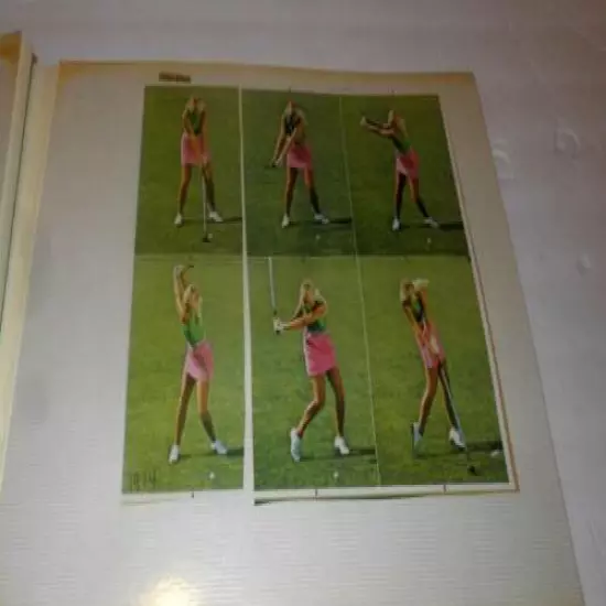 UNUSUAL SCRAPBOOK SWINGS & TECHNIQUES OF THE GREAT GOLFERS OF 1960S & 1970S