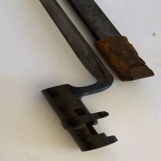 Civil War US Model 1855 Socket Bayonet w/ Scabbard - Original