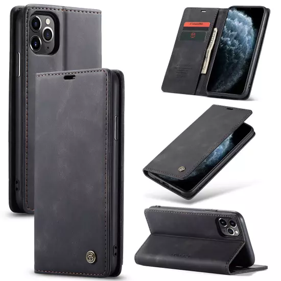 Flip Leather Wallet Case Shockproof For Apple iPhone XR 11 12 13 14 15 16 ProMax