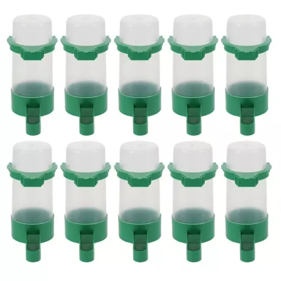 80Pcs Automatic Feeder Parrot Waterer Bird Water Feeder Pigeon Drinker Drinker