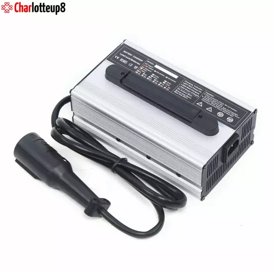 Golf Cart Charger Club Car Battery Charger 48V 15amp 110V 60hz Round 3 Pin Plug