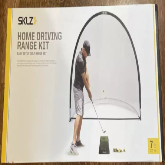 SKLZ Home Golf Driving Range Kit Easy Set Up Golf Range Set 7 Ft NEW in Box