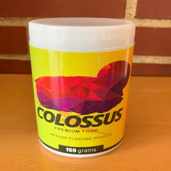 Colossus VIP flowehorn premium fish food 150 grams for head growth from Thailand