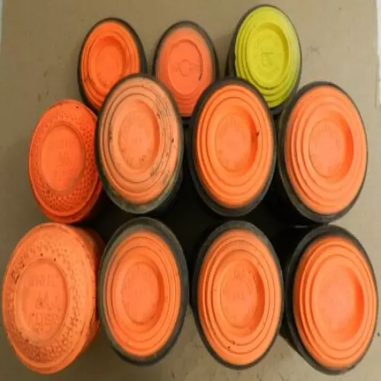 Clay Trap/Skeet Orange Dome Shooting Targets,White Flyer,Blue Rock,NOS Lot of 80