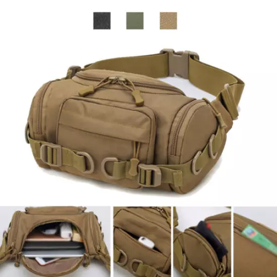 Tactical Waist Pack Fanny Bag Military Outdoor Hunt Multifunctional Storage Bag