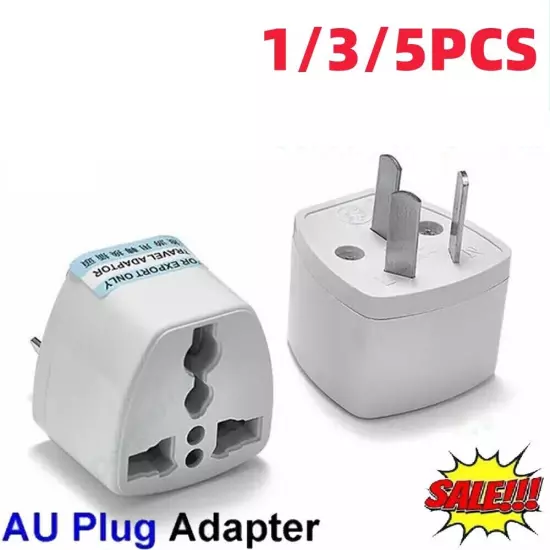 US UK EU Universal to AU Australia AC Power Adapter Plug Travel Converter