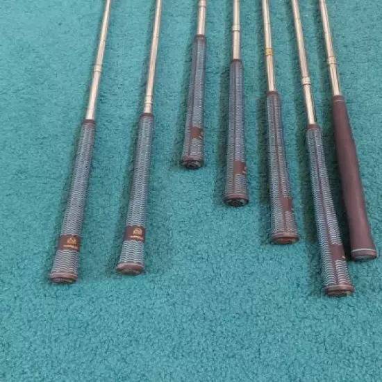 Vintage Wilson Laura Baugh Dynamic Swing 1 And 3 Woods And 3, 5, 7, And 9 Irons