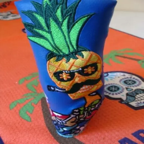 Sugar Skull Golf Hawaii Surfer very limited blade putter Headcover NEW