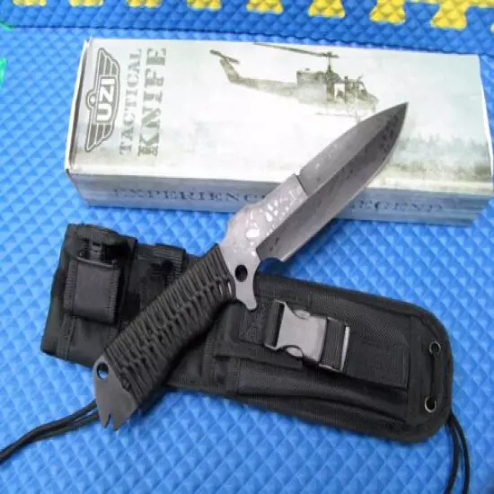 UZI Tactical Knife Field Commander w/Black Sheath Campco UZK-FXB-002