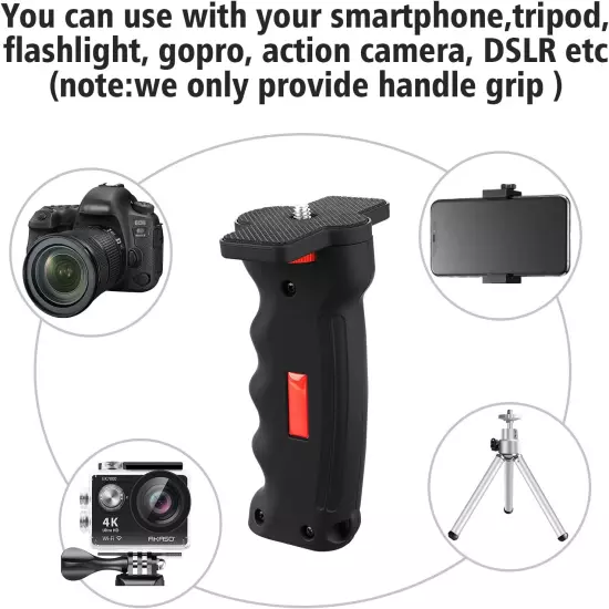 Phone Vlogging Holder,Cell Phone Camera Handle Grip Stabilizer,Ergonomic Phone V