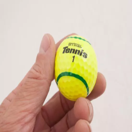 Raven 332 Powell Official Tennis 1 Promotional Golf Ball (B1C) Neon Yellow Green