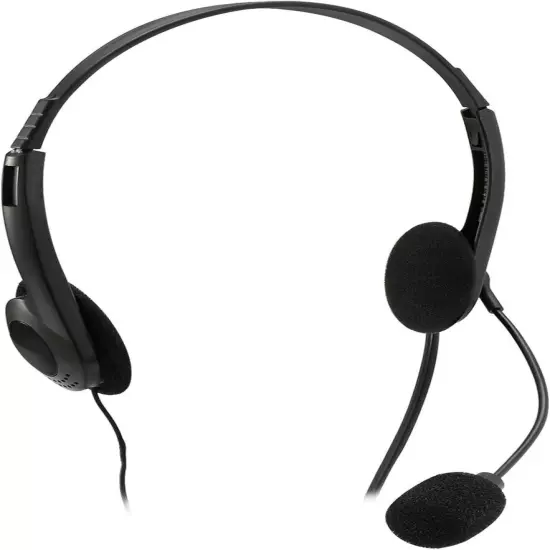 Comfortable Noise-Cancelling Headset with Volume Control for Clear Communication