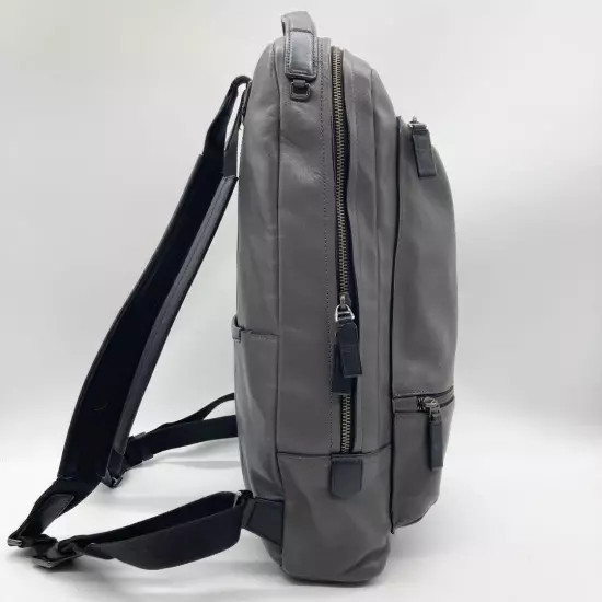 Tumi Backpack Business Bag All Leather Gray 63011