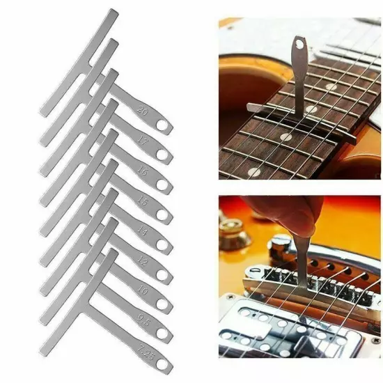 Guitar Luthier Tools Hammer File Fret Crowning Rocker Straight Edge Ruler USAAA