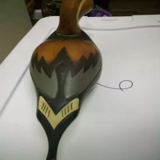 Vintage Wood Pintail Duck Decoy Long Beak Beautiful Antique ❤️