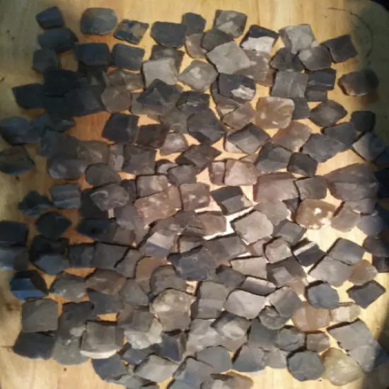 6 - 1700's Hand Knapped F&I War/Rev. War Flints, Sold in Lots