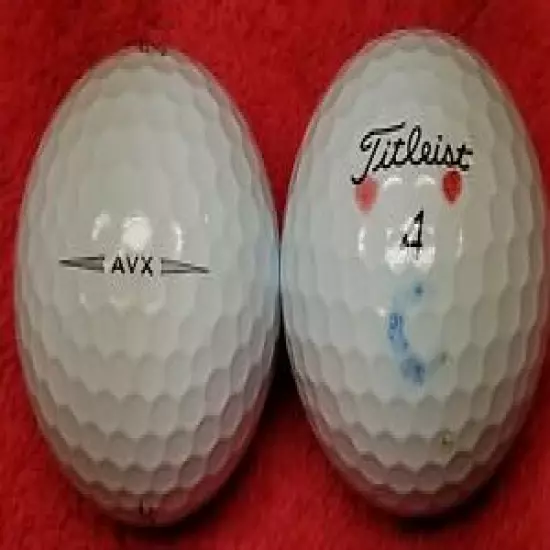 12 2021 Titleist AVX Balls in Grade AAAAA Used Cond latest version