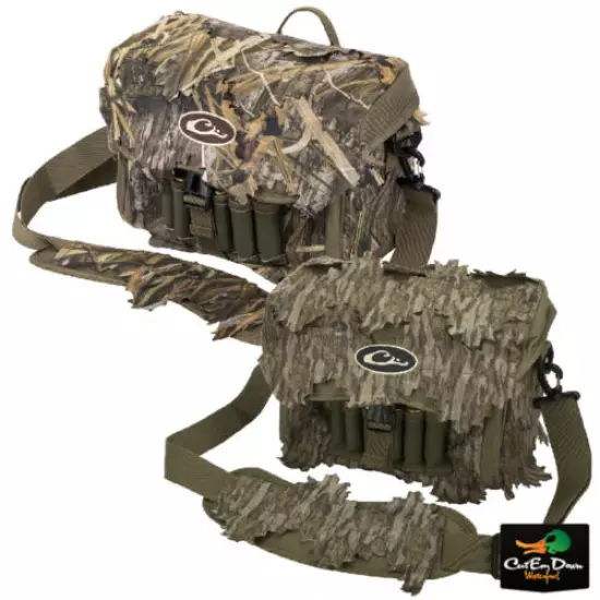 DRAKE WATERFOWL GHILLIE SHELL BOSS 2.0 CAMO SHOULDER BLIND BAG HUNTING PACK