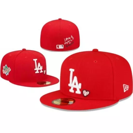 Los Angeles Dodgers Fitted Hat Cap 2024 MLB Fashion Baseball Cap Unisex